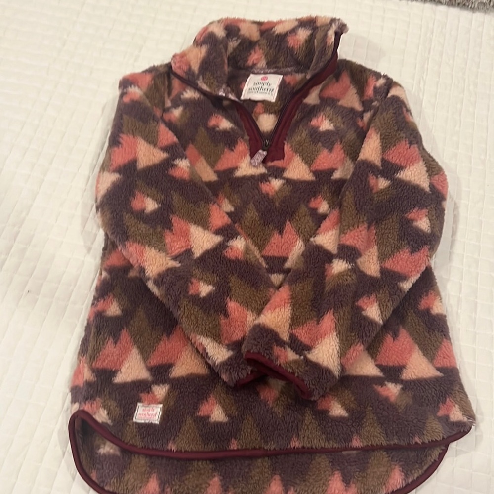 Sz Medium Simply Southern Fleece pullover